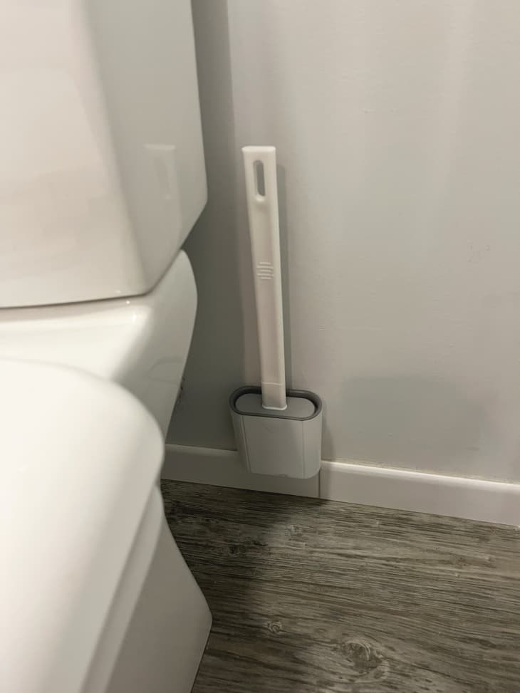 Silicone & Wall Mounted Canvint Toilet Brush Review Apartment Therapy